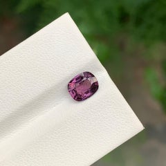 1.50 Carat Natural Loose Purple Spinel Cushion Shape Gemstone