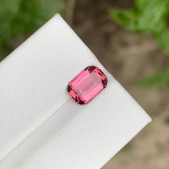 1.50 Carat Natural Loose Rubellite Tourmaline Cushion Cut Gemstone