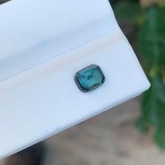 1.50 Carat Natural Loose Teal Sapphire Cushion Cut Gemstone