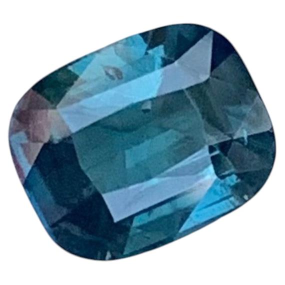 1.50 Carat Natural Loose Teal Sapphire Cushion Cut Gemstone (pierre précieuse taillée en coussin)