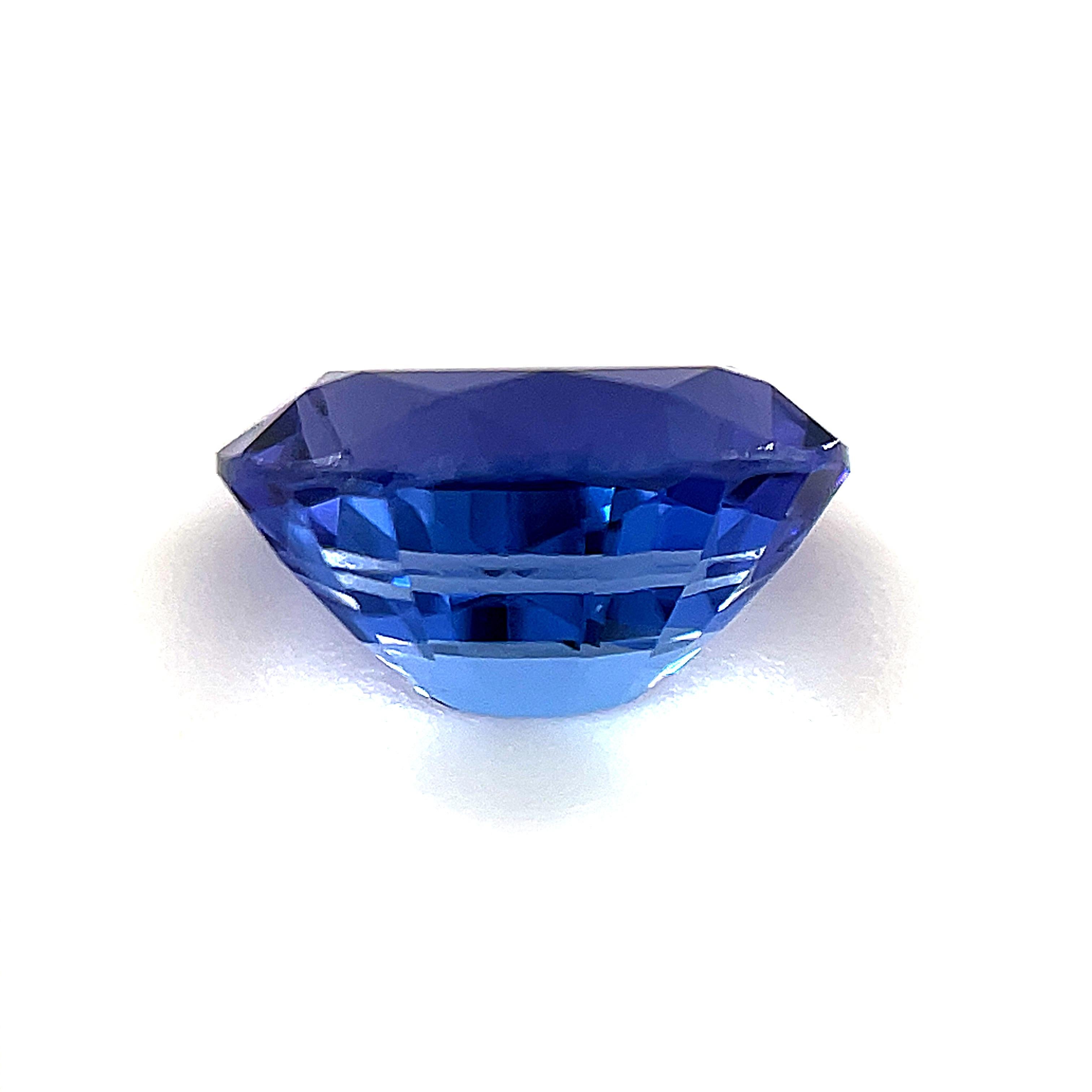 1.50 Carat Oval Loose Unset Tanzanite Gemstone In New Condition For Sale In Los Angeles, CA