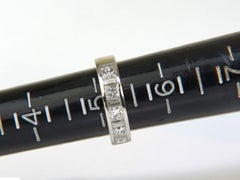1.50 Carat Platinum Princess and Baguette Diamond Ring H/VS Band*