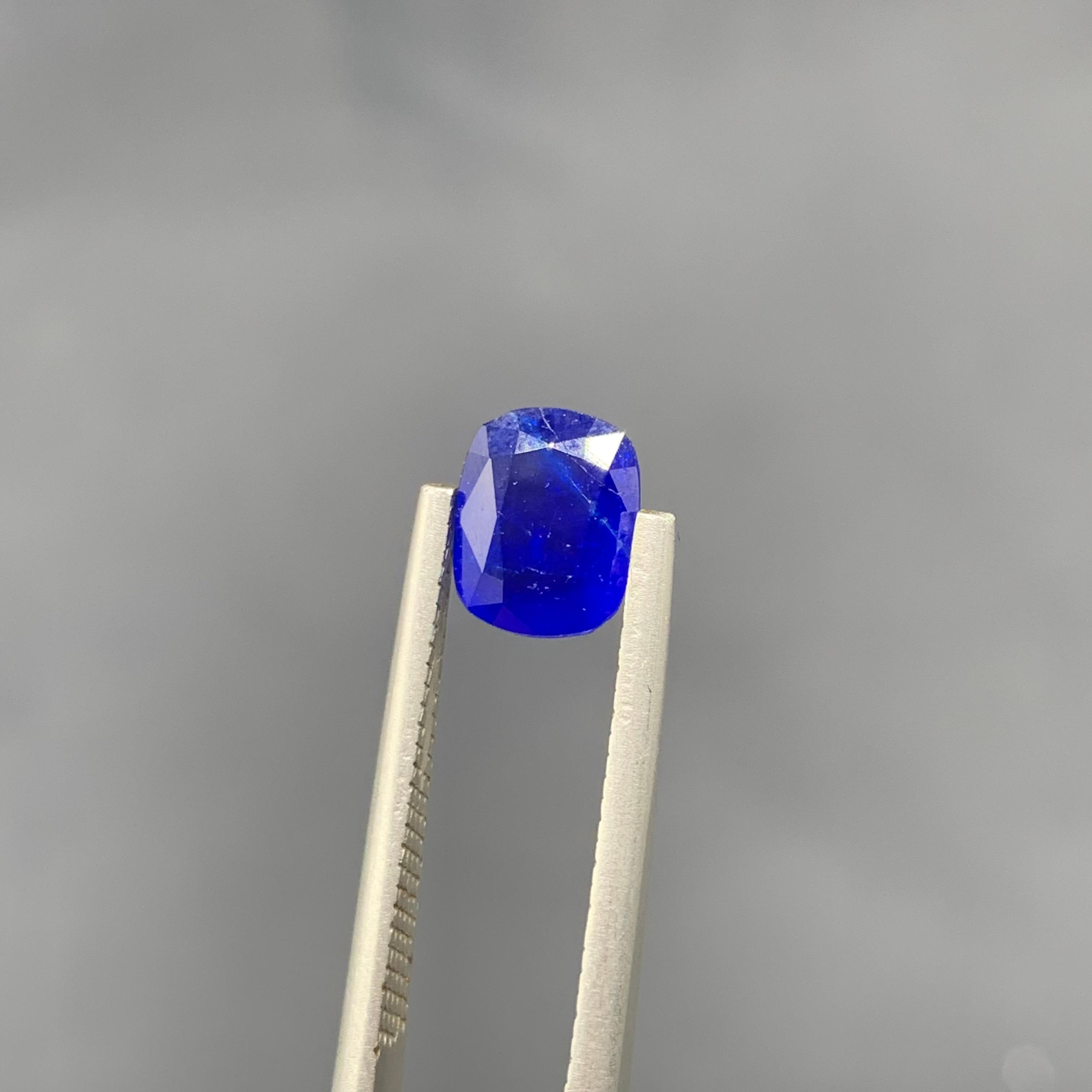 Loose Hauyne / Hauynite

Weight: 1.50 Carats
Dimension: 8.33 x 6.72 x 4.48 Mm
Origin: Badakhshan Afghanistan
Shape: Cushion
Color: Blue
Family: Sodalite
Treatment: Non
Certificate: On Demand
.
.
Hauyne is a rare and striking mineral that belongs to