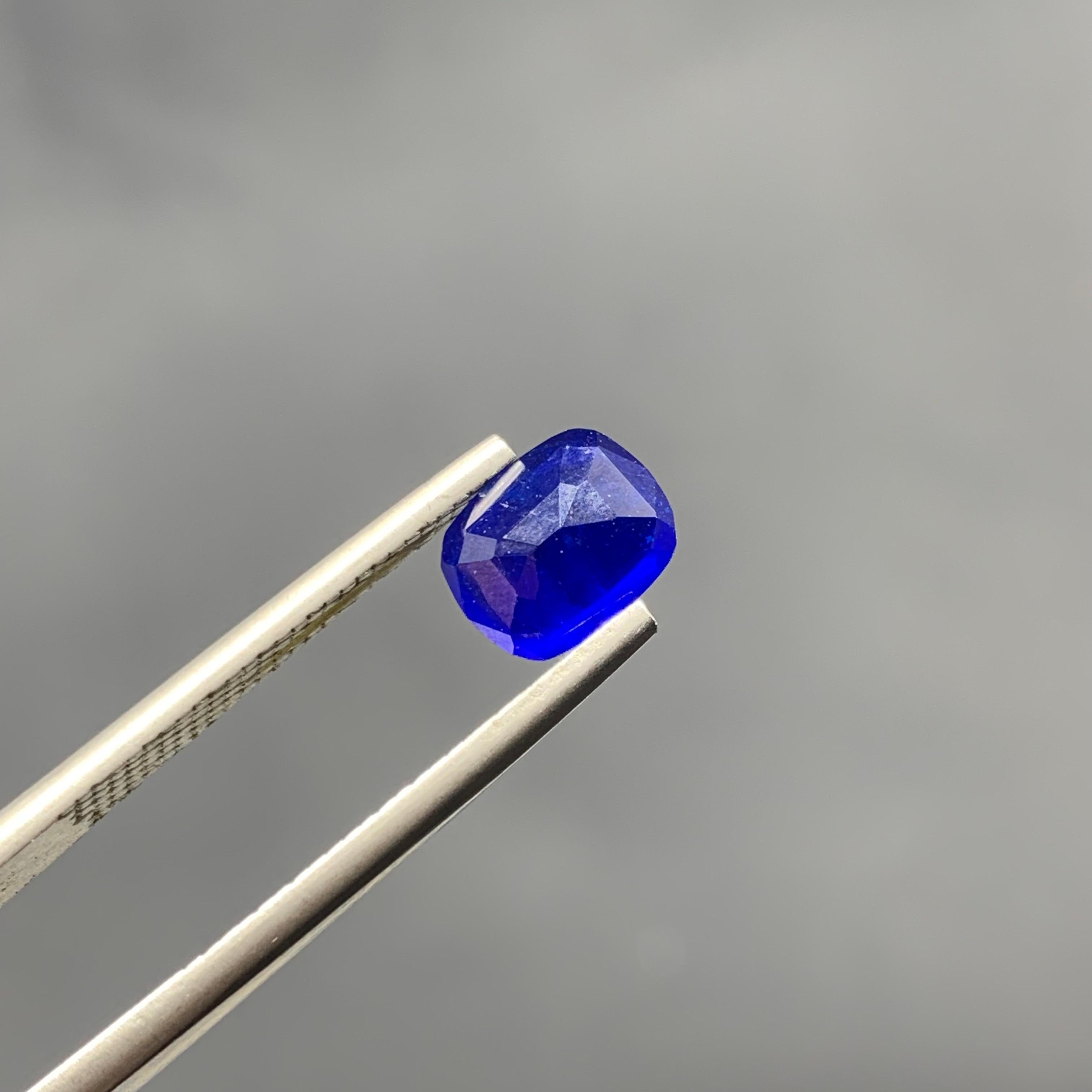 Arts and Crafts 1.50 Carat Rare Natural Loose Haüyne \ Haüynite Gemstone From Afghanistan For Sale