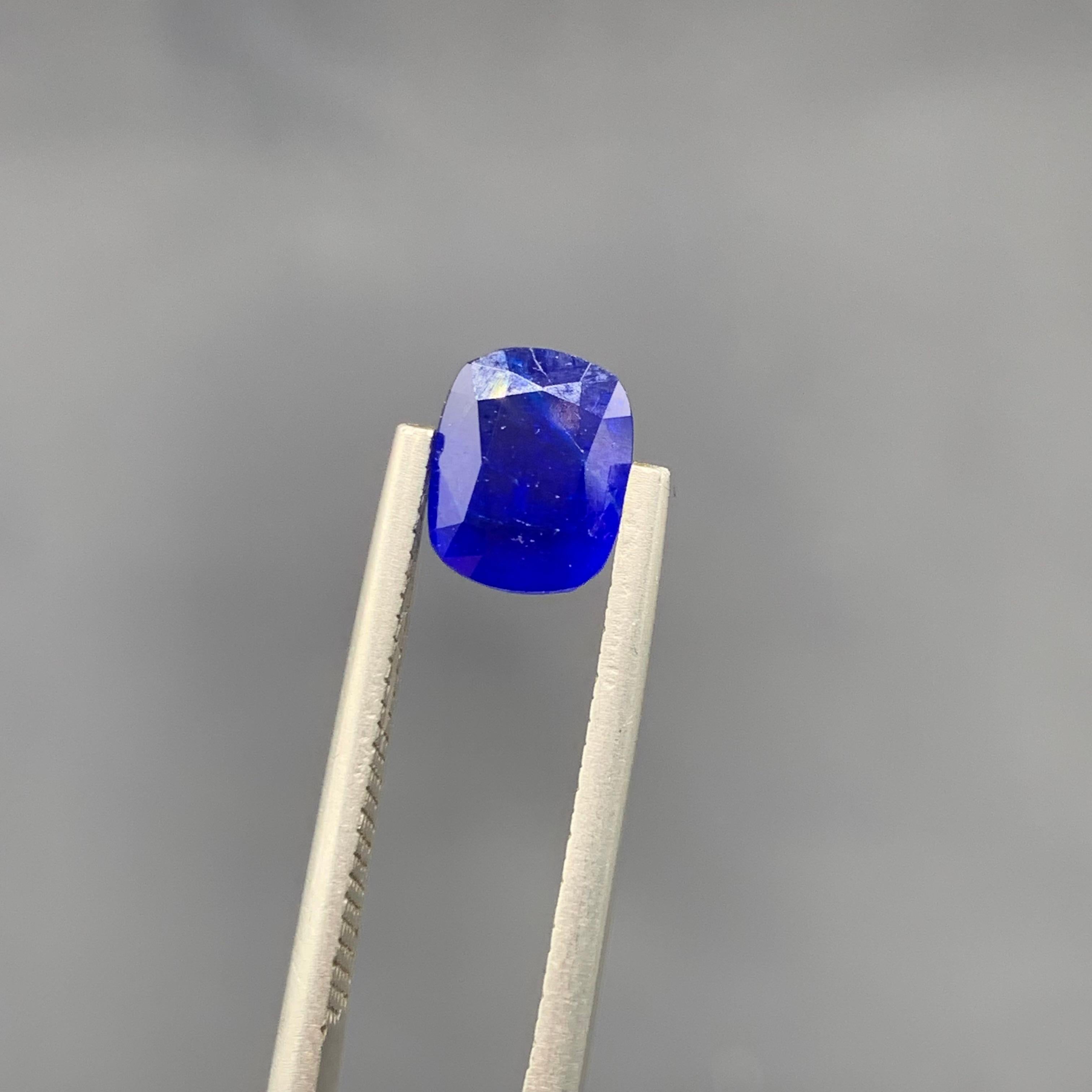 Women's or Men's 1.50 Carat Rare Natural Loose Haüyne \ Haüynite Gemstone From Afghanistan For Sale