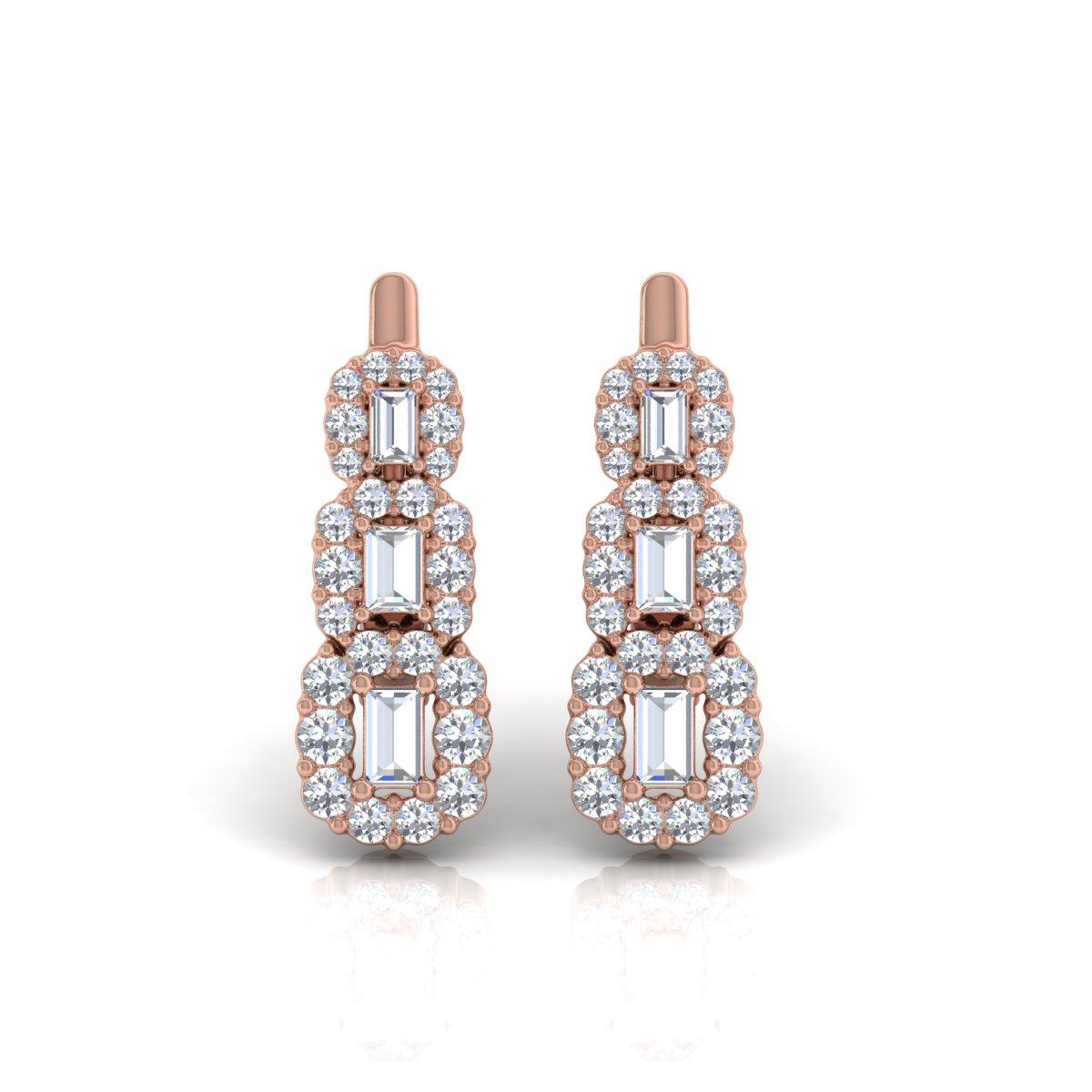 Cast from 18-karat gold, these exquisite earrings are handset with 1.50 carats of sparkling diamonds.

FOLLOW SPECTRUM JEWELS storefront to view the latest collection & exclusive pieces. Spectrum Jewels is proudly rated as a Top Seller on 1stdibs