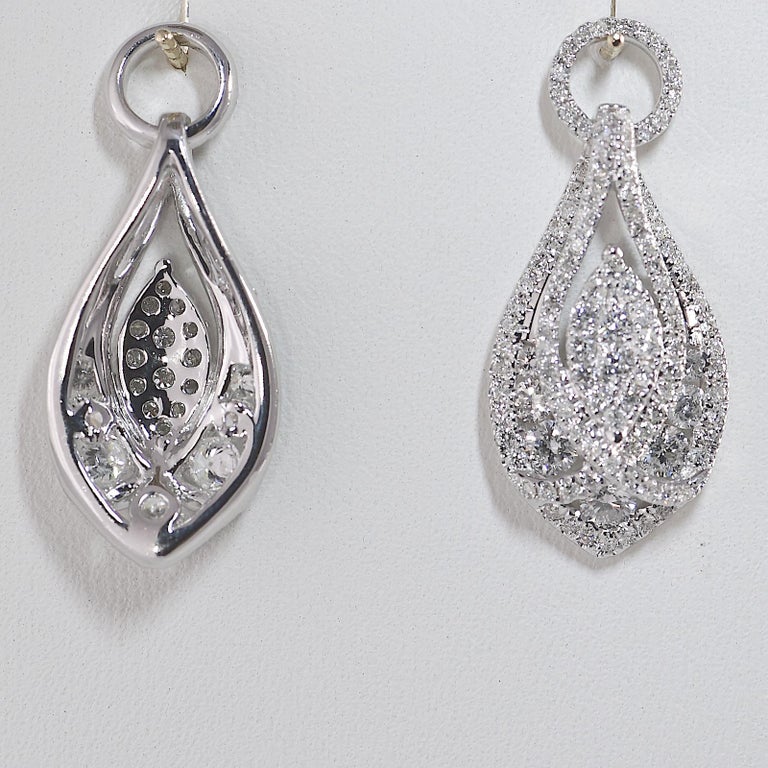 1.50 Carat Diamond Earring Enhancers 14 Karat White Gold 'Studs Not