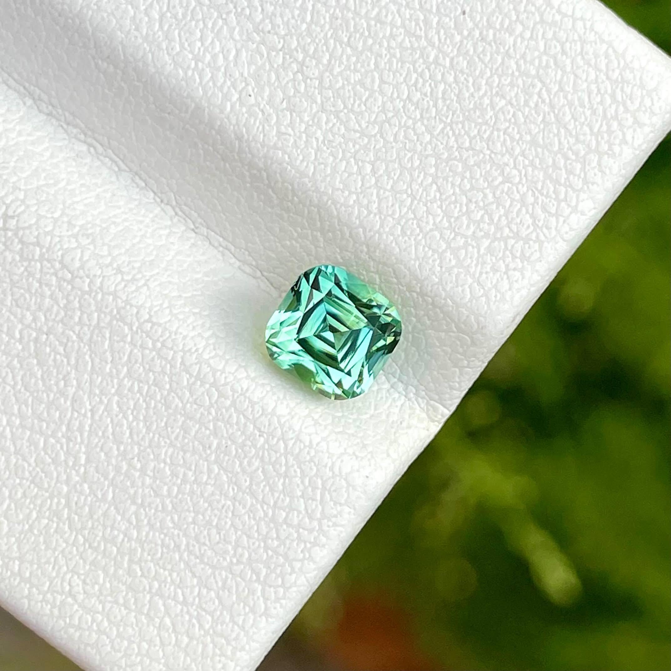 1.50 Quilates Turmalina Suelta Forma Marina Piedra Talla Cojín Gema Afgana Corte cojín en venta