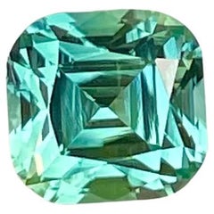  1.50 Carats Sea Form Loose Tourmaline Stone Cushion Cut Afghan Gemstone