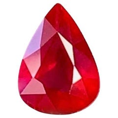 1.50 Ct AIGS Certificate Natural Ruby Unheated pigeon blood color eye clean