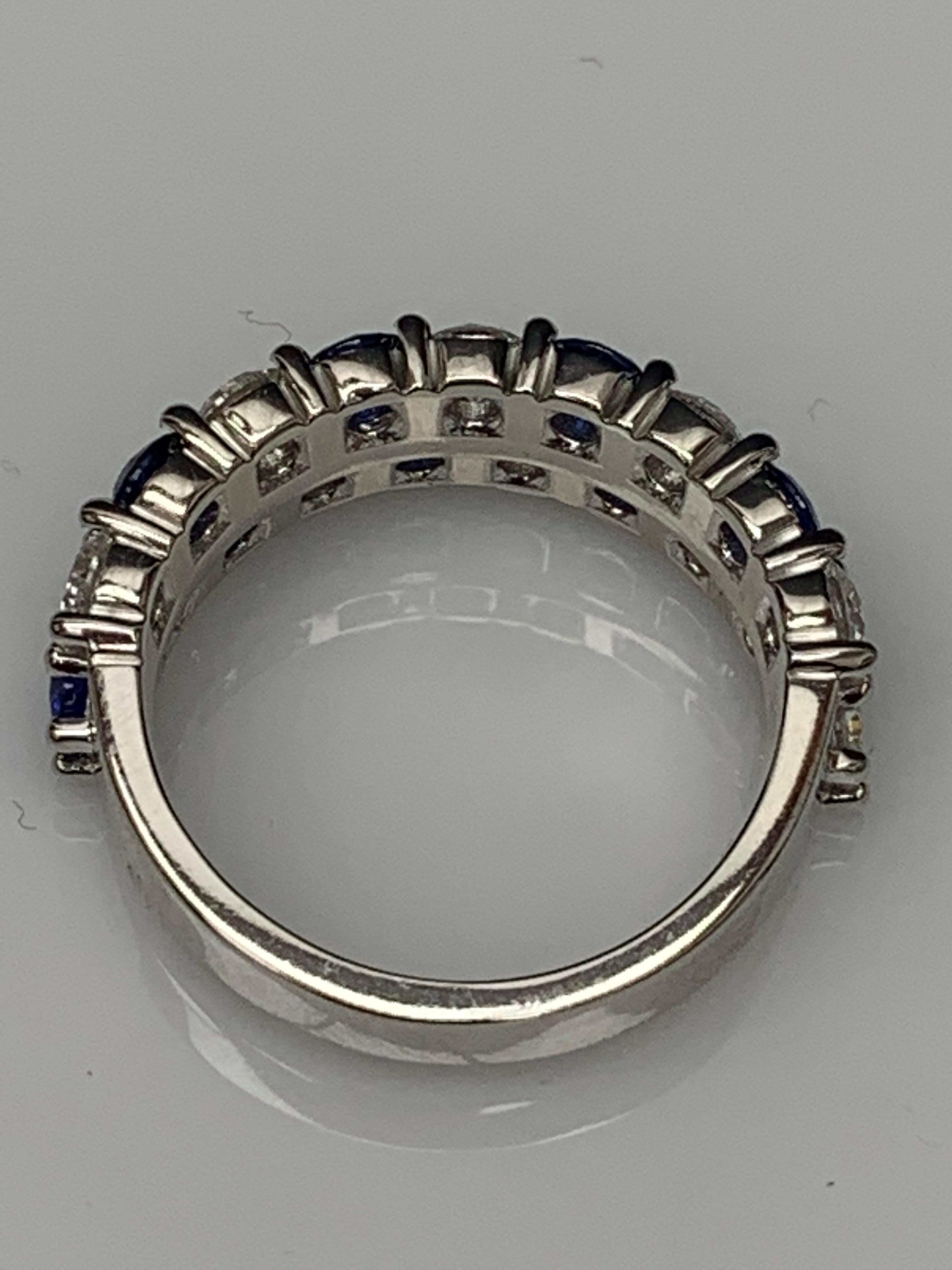 double band sapphire ring
