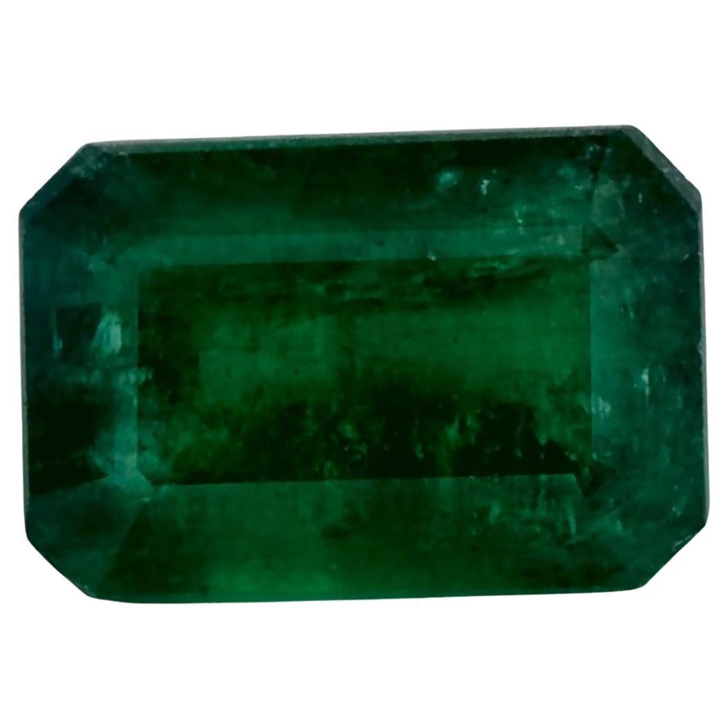 1.50 Ct Emerald Octagon Loose Gemstone (pierre précieuse en vrac) en vente