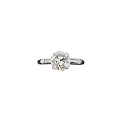 Anillo de diamantes GIA de 1,50 ct