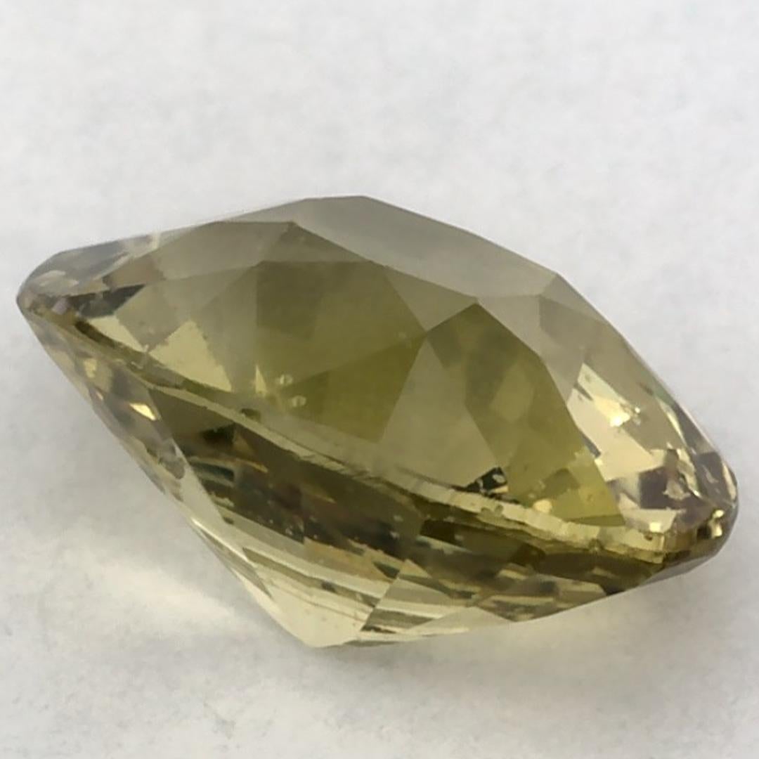 1.50 carati di zaffiro verde ovale sfuso in vendita 1