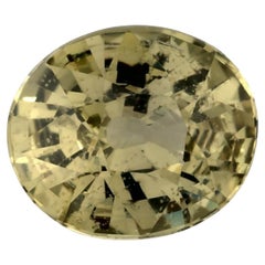 1.50 Ct Green Sapphire Oval Loose Gemstone