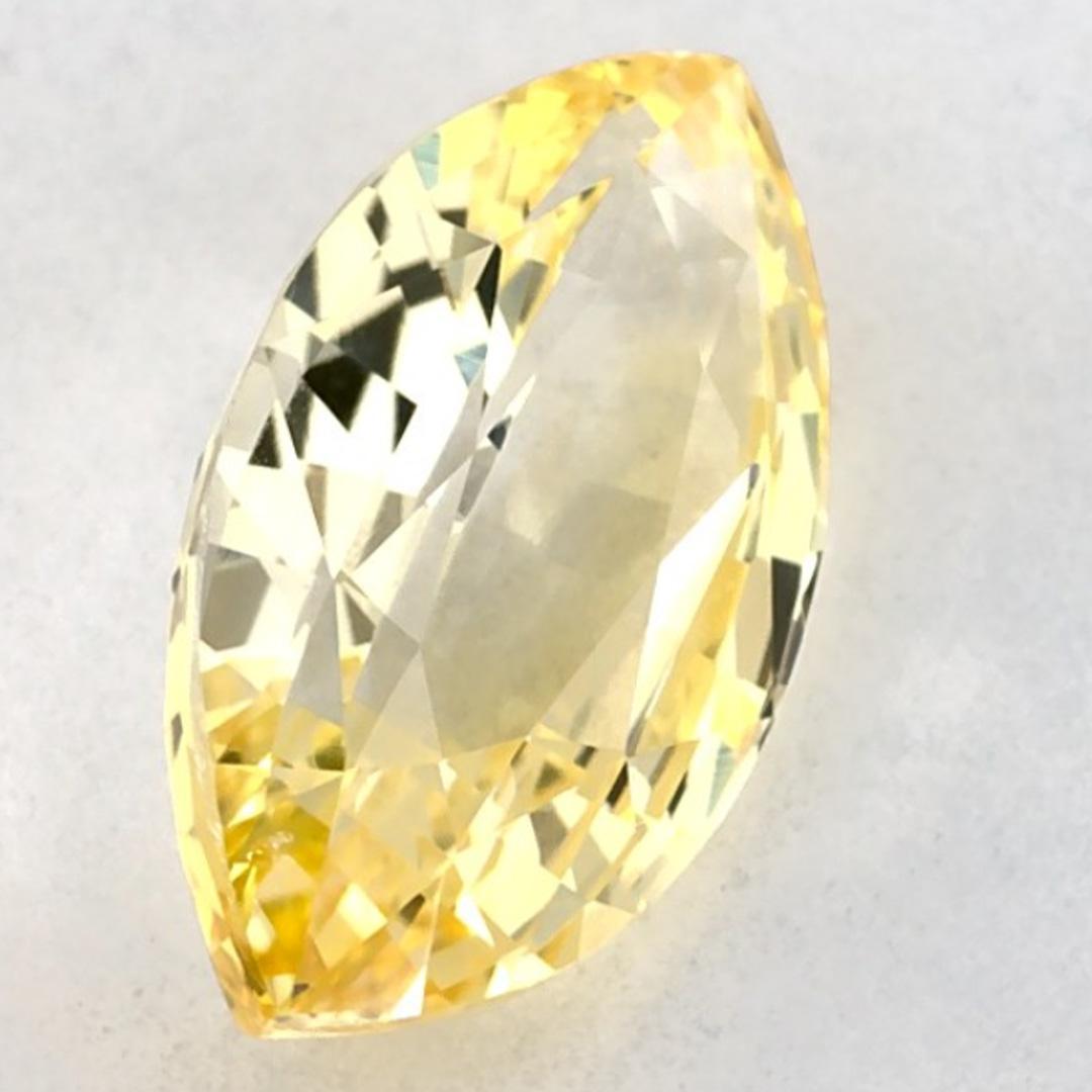 1.50 Ct Yellow Sapphire Marquise Loose Gemstone en vente 1