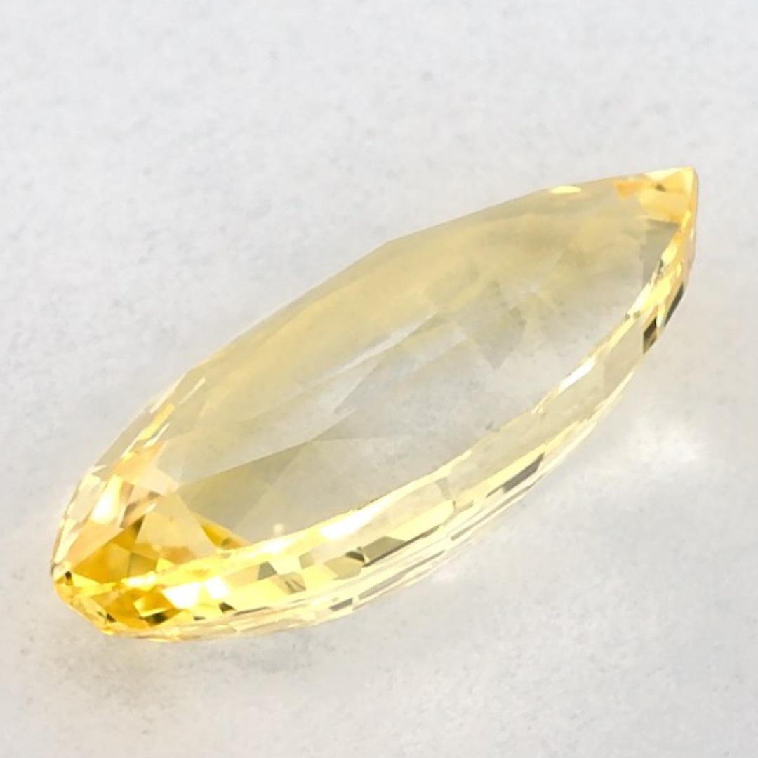 1.50 Ct Yellow Sapphire Marquise Loose Gemstone en vente 2