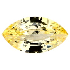 1.50 Ct Yellow Sapphire Marquise Loose Gemstone