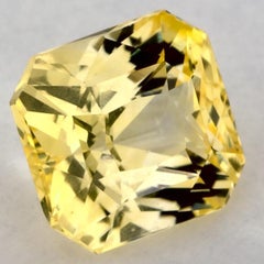 1.50 Ct Yellow Sapphire Radiant Loose Gemstone