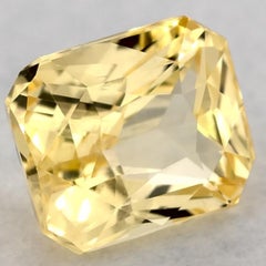 1.50 qt Zafiro amarillo radiante Gema suelta