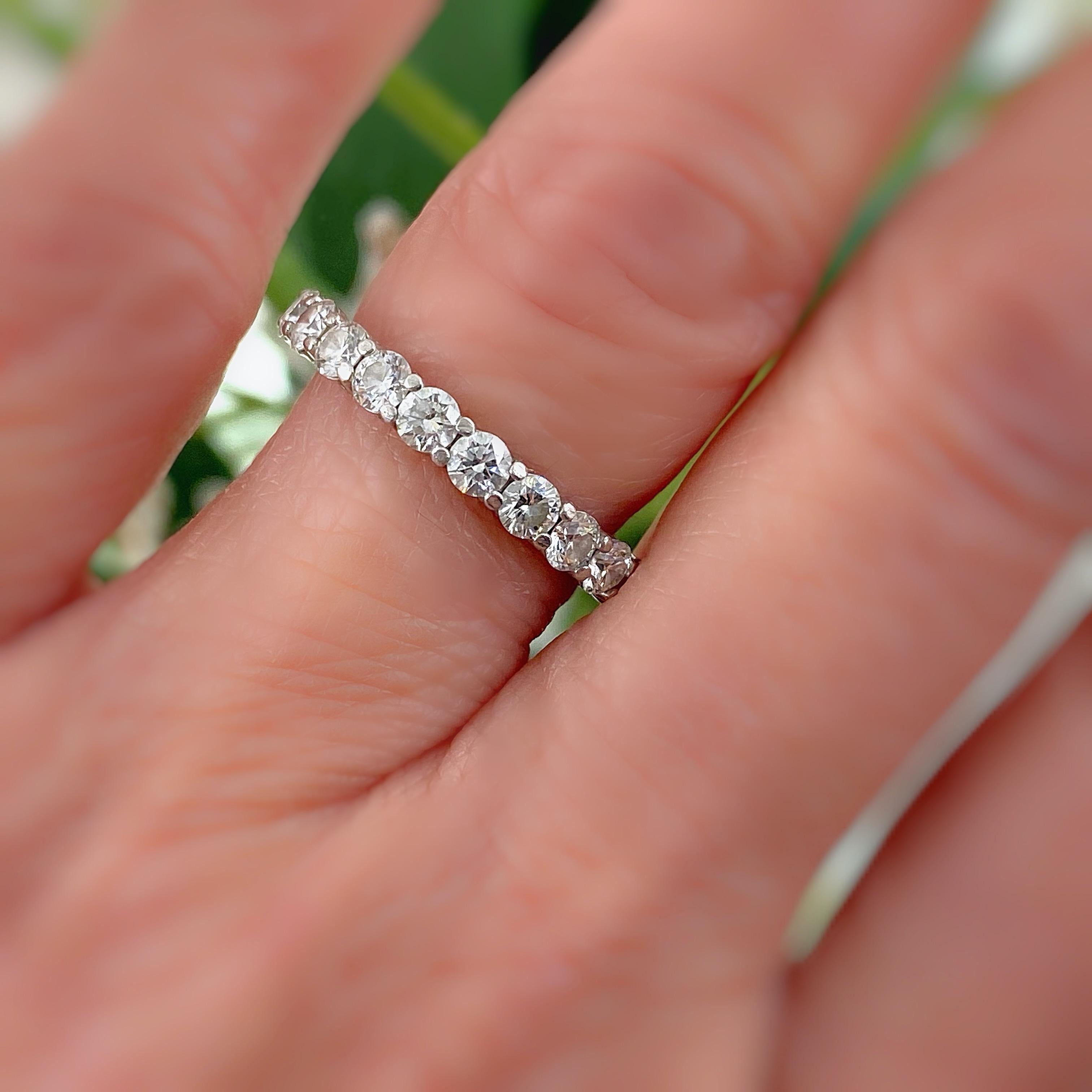 2.5 mm eternity band