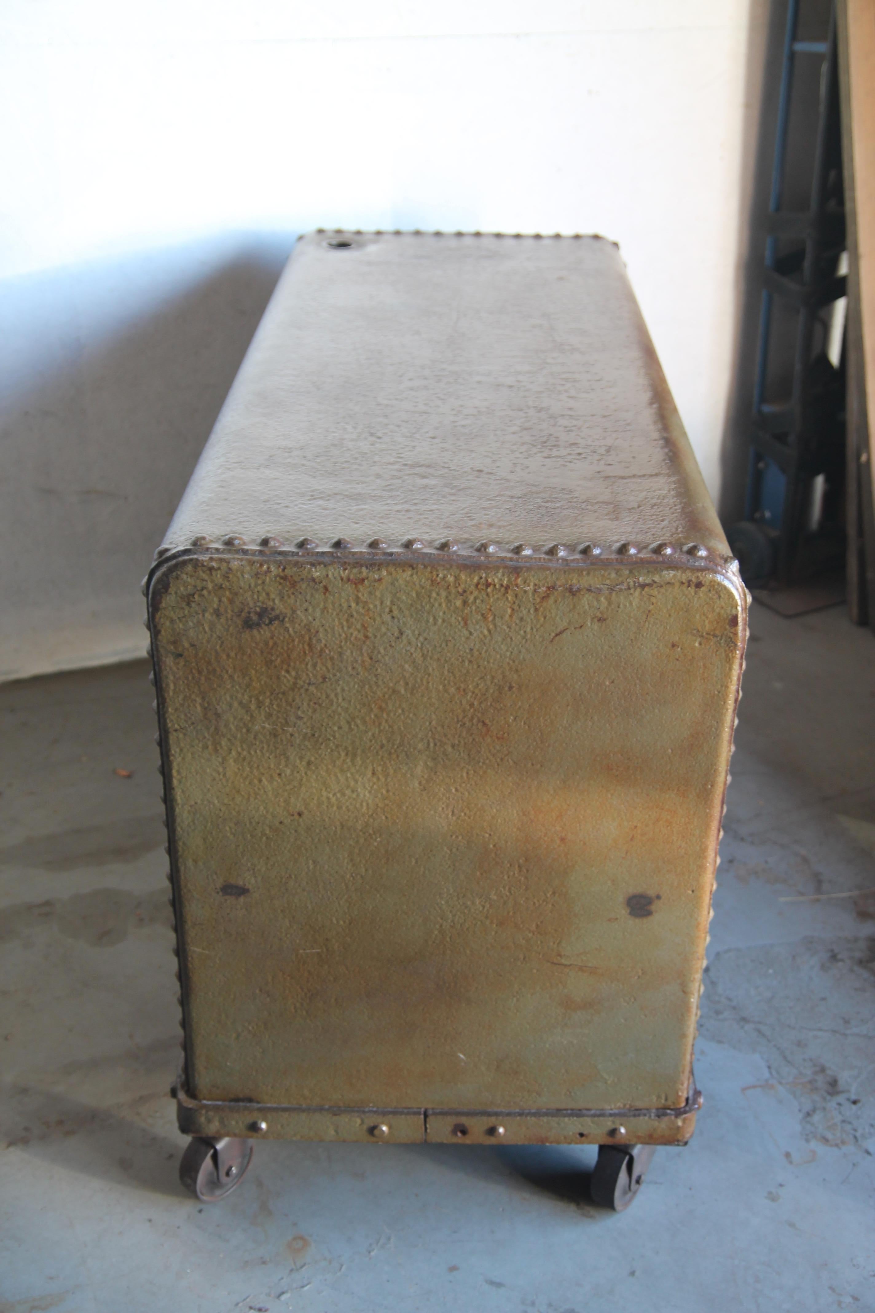 19th Century 150 Year Old Water Tank that was converted into a Credenza For Sale