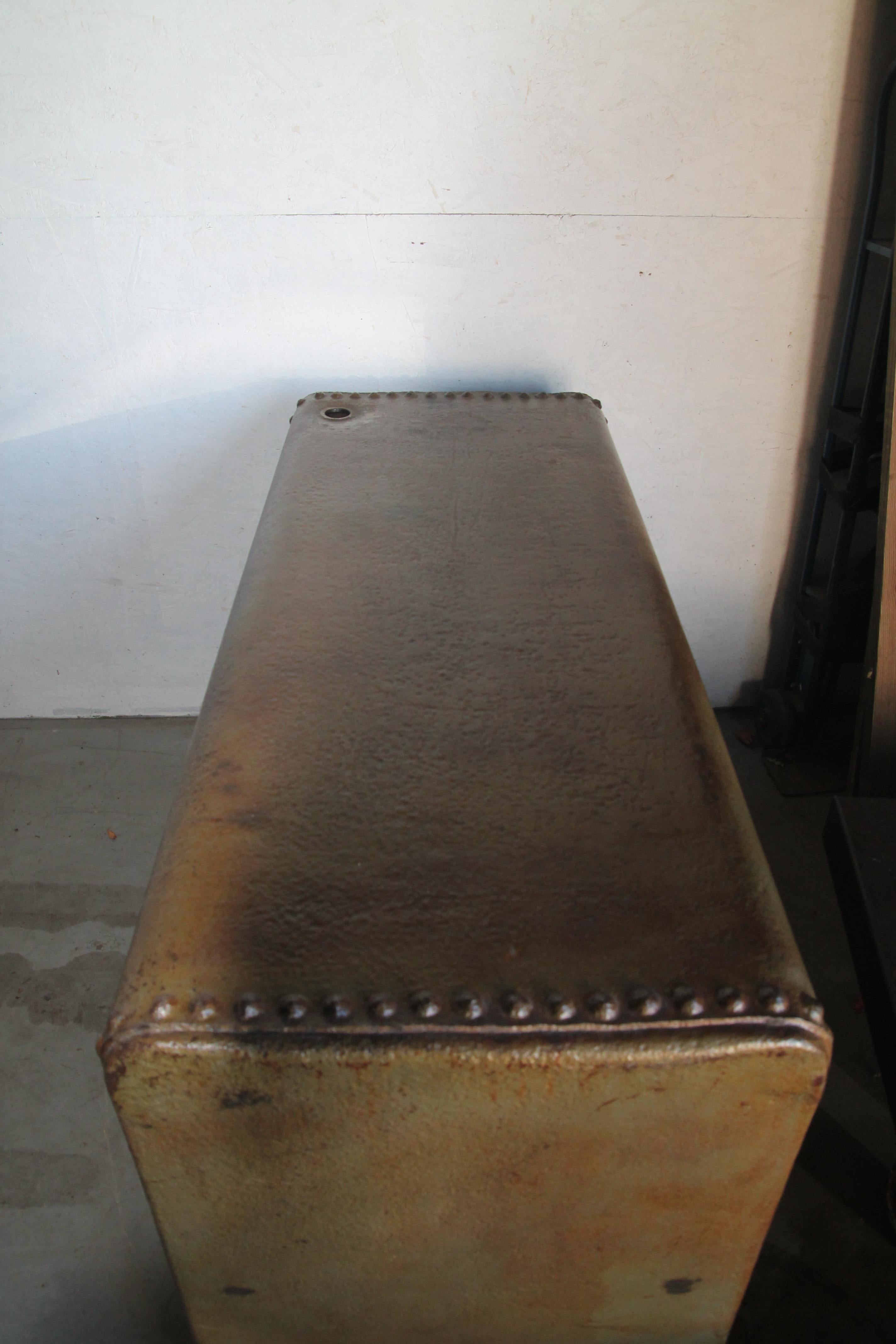 150 Year Old Water Tank that was converted into a Credenza For Sale 1