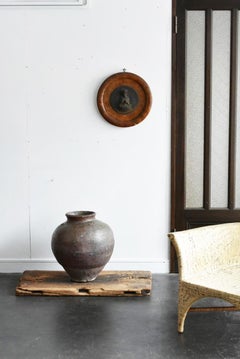 1500-1650 Japanese Antique Copper Cast Buddha Statue / Wall Hanging Decoration