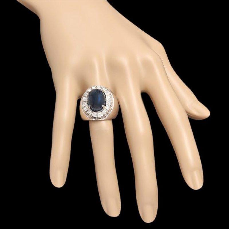 solid sapphire ring