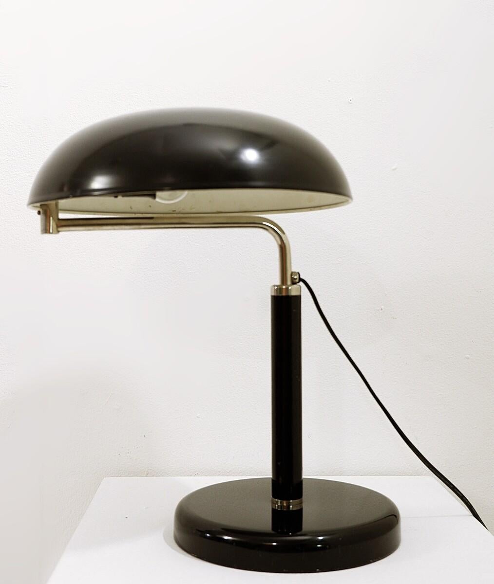 Metal “1500” Office Desk Lamp by Alfred Müller for Belmag AG, Switzerland, 1950s
