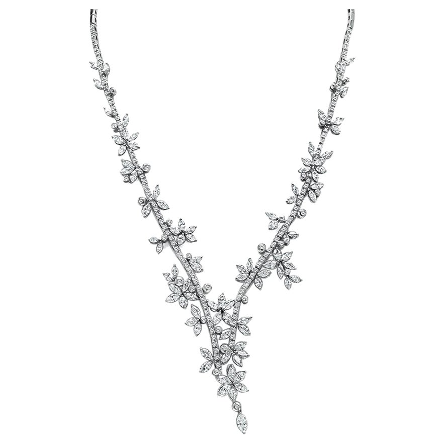 15.00ct Diamant Gold Halskette