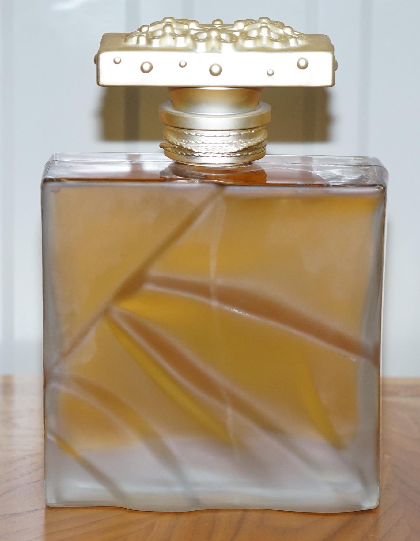 Late 20th Century Giant Display Bottle with Real Eau De Parfum Perfume Cristobal Balenciaga