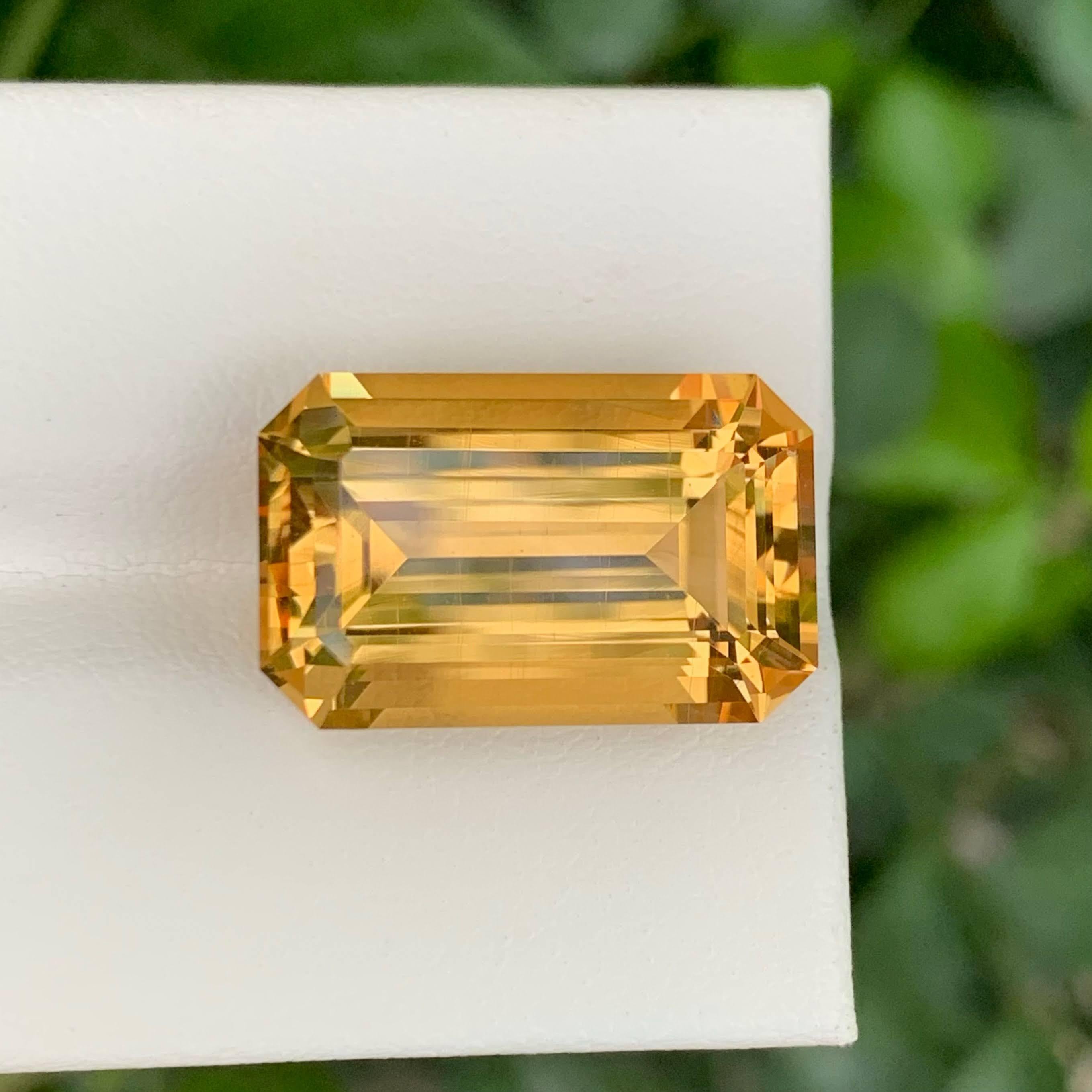Poids 15,05 carats
Dimensions 19.1x12.1x8.8mm
Traitement Aucun
Origine Brésil
Clarté  VVS
Forme Octogone
Émeraude taillée
NA



Découvrez l'éclat de cette citrine jaune naturelle de 15,05 carats, facettée de manière experte dans une élégante taille