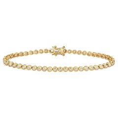 1,50 Karat Lünette Set DIAMOND BRACELET IN 9CT GOLD