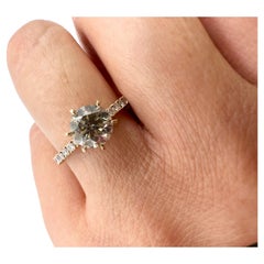 1.50ct Diamond engagement ring 18KT yellow gold diamond ring