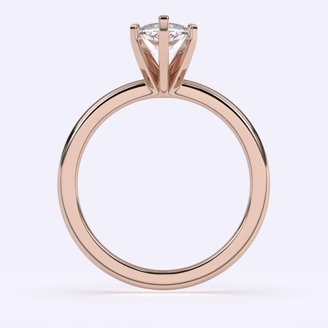 Women's 1.50CT Marquise Cut Solitaire GH Color I1 Clarity Natural Diamond Wedding Ring For Sale