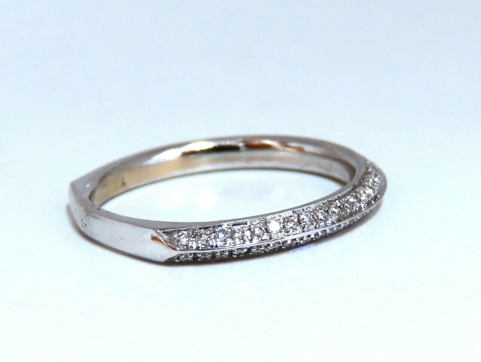 1.50 Carat Natural Zircon Diamonds Engagement Ring Suite Wedding Band 14 Karat For Sale 1