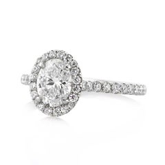 1.50ct Oval Cut Diamond Engagement Ring