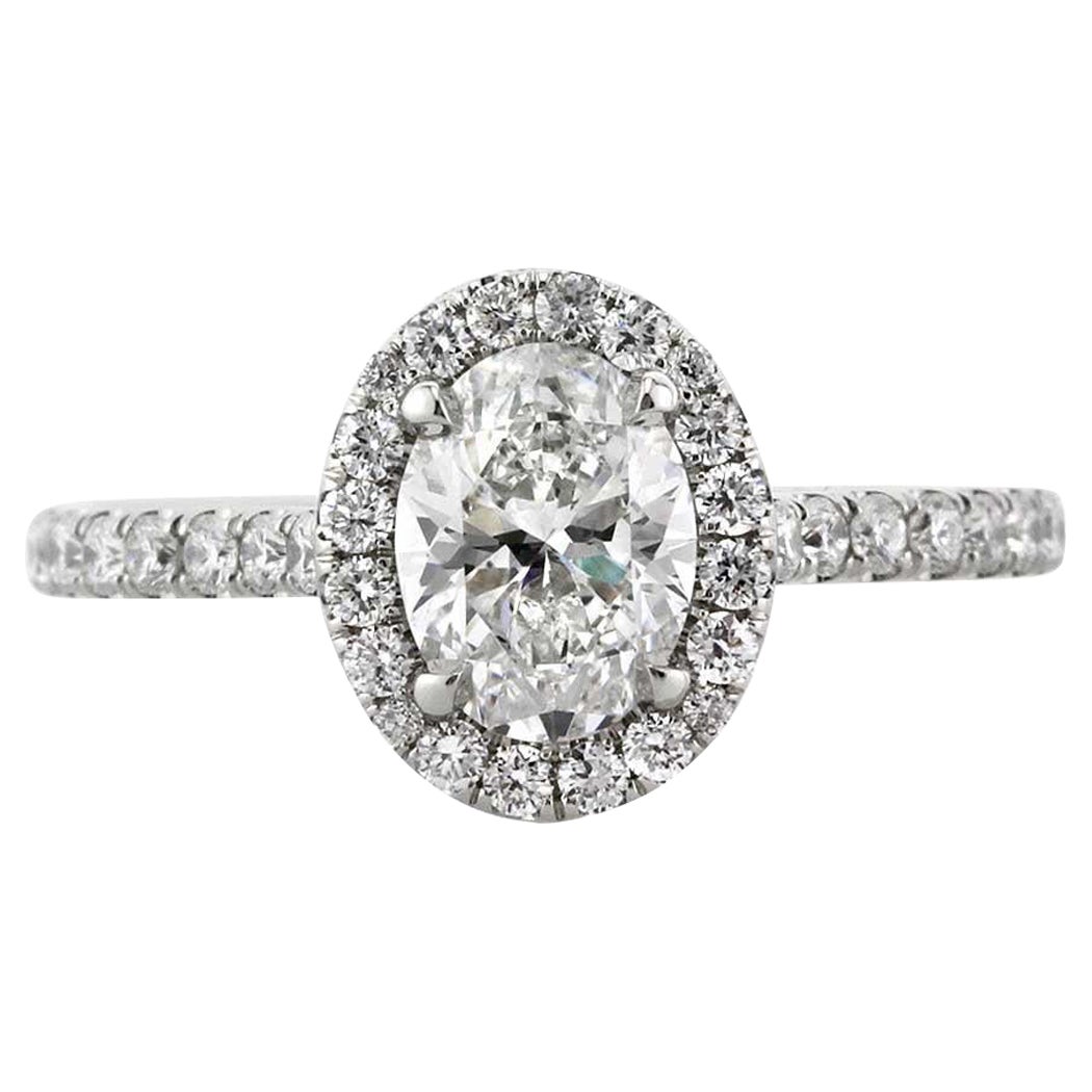 1.50ct Oval Cut Diamond Engagement Ring