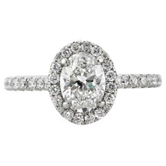 1.50ct Oval Cut Diamond Engagement Ring