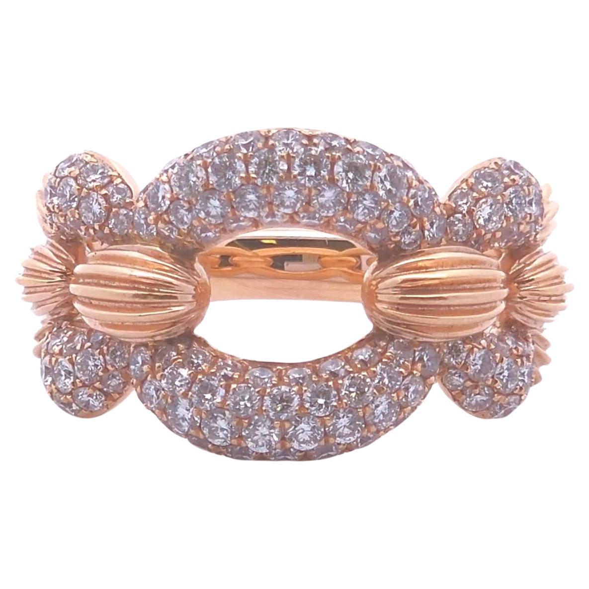 1.50ct Rose Gold Diamond Fashion Ring in 18k
