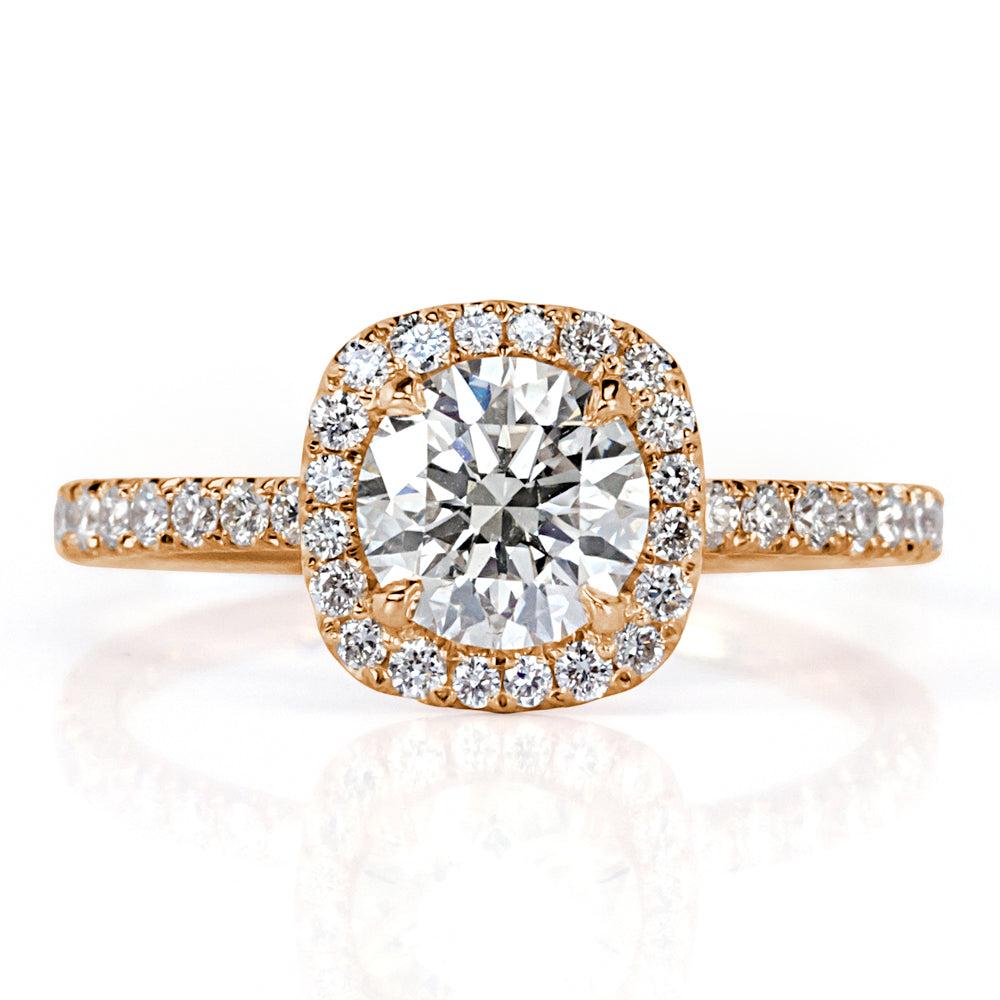 1.50ct Round Brilliant Cut Diamond Engagement Ring For Sale