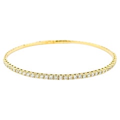 1.50ctw Diamond Flex Bracelet in 14k Yellow Gold