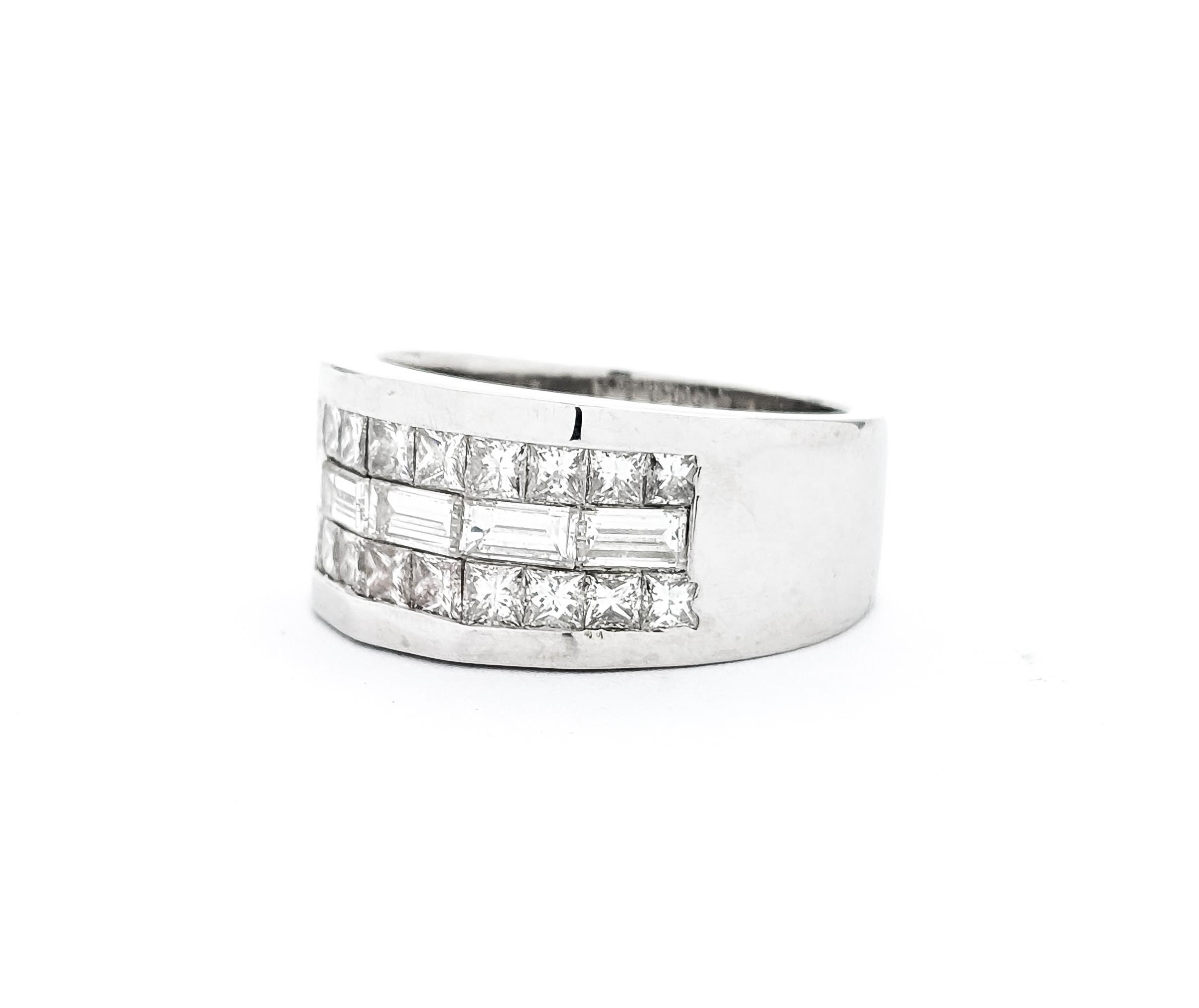1.50ctw Diamond Ring In White Gold For Sale 4