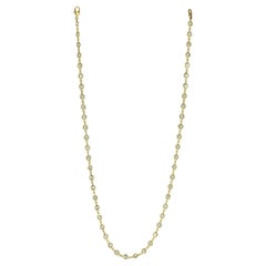 1.51 Carat Diamond by the Yard Necklace G SI 14K Yellow Gold 67 Stones