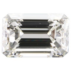 Diamante talla esmeralda de 1,51 quilates - Color H, Claridad VS2 - Certificado GIA
