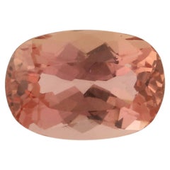 Antique 1.51 Carat Loose Padparadscha Sapphire, Cushion Cut GIA Graded Solitaire