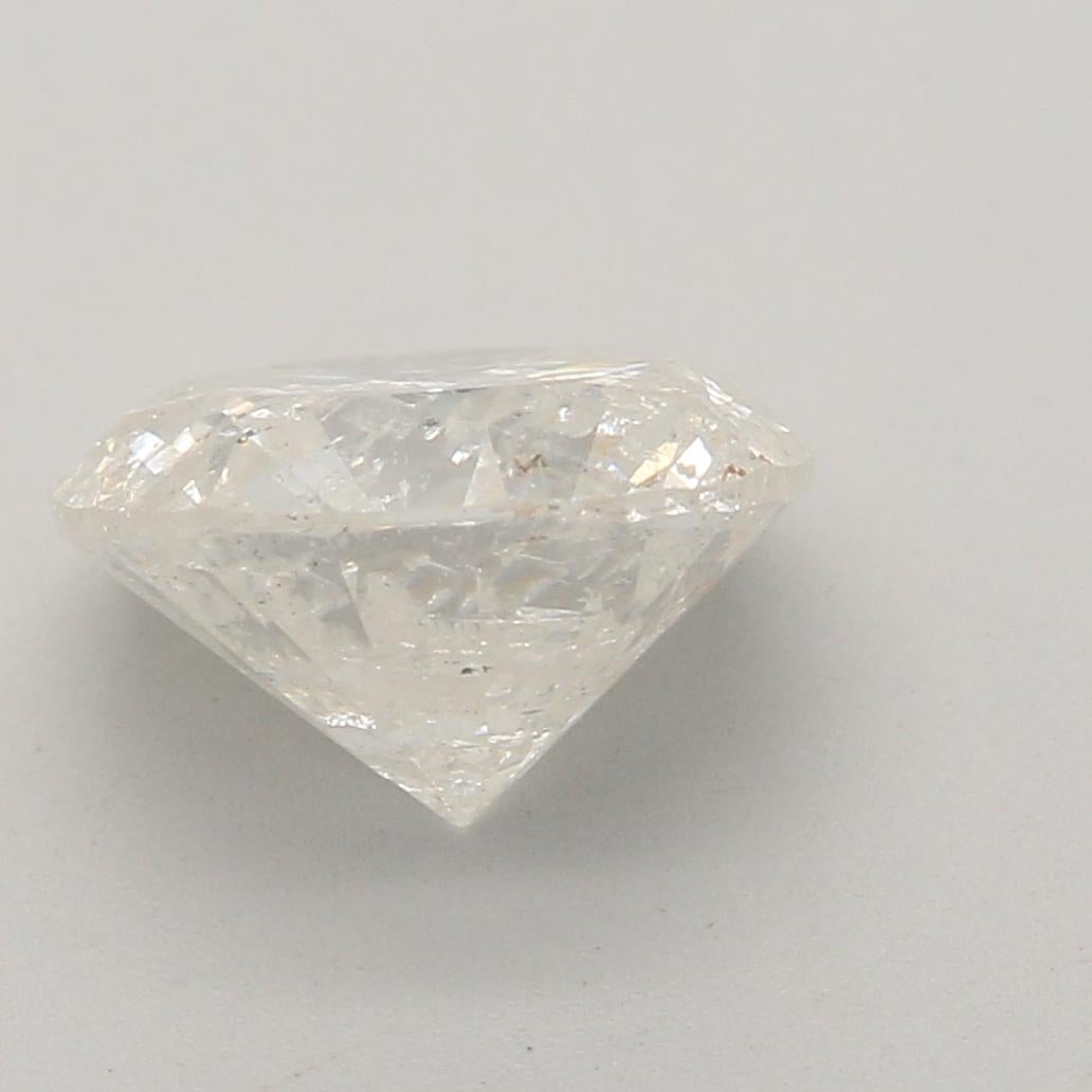 1,51 Karat runder geformter Diamant I1 Reinheit für Damen oder Herren im Angebot