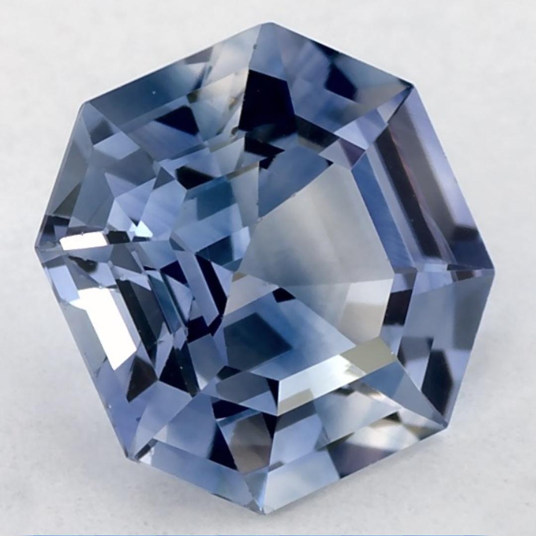 1.51 Ct Blue Sapphire Octagon Cut Loose Gemstone In New Condition For Sale In Fort Lee, NJ