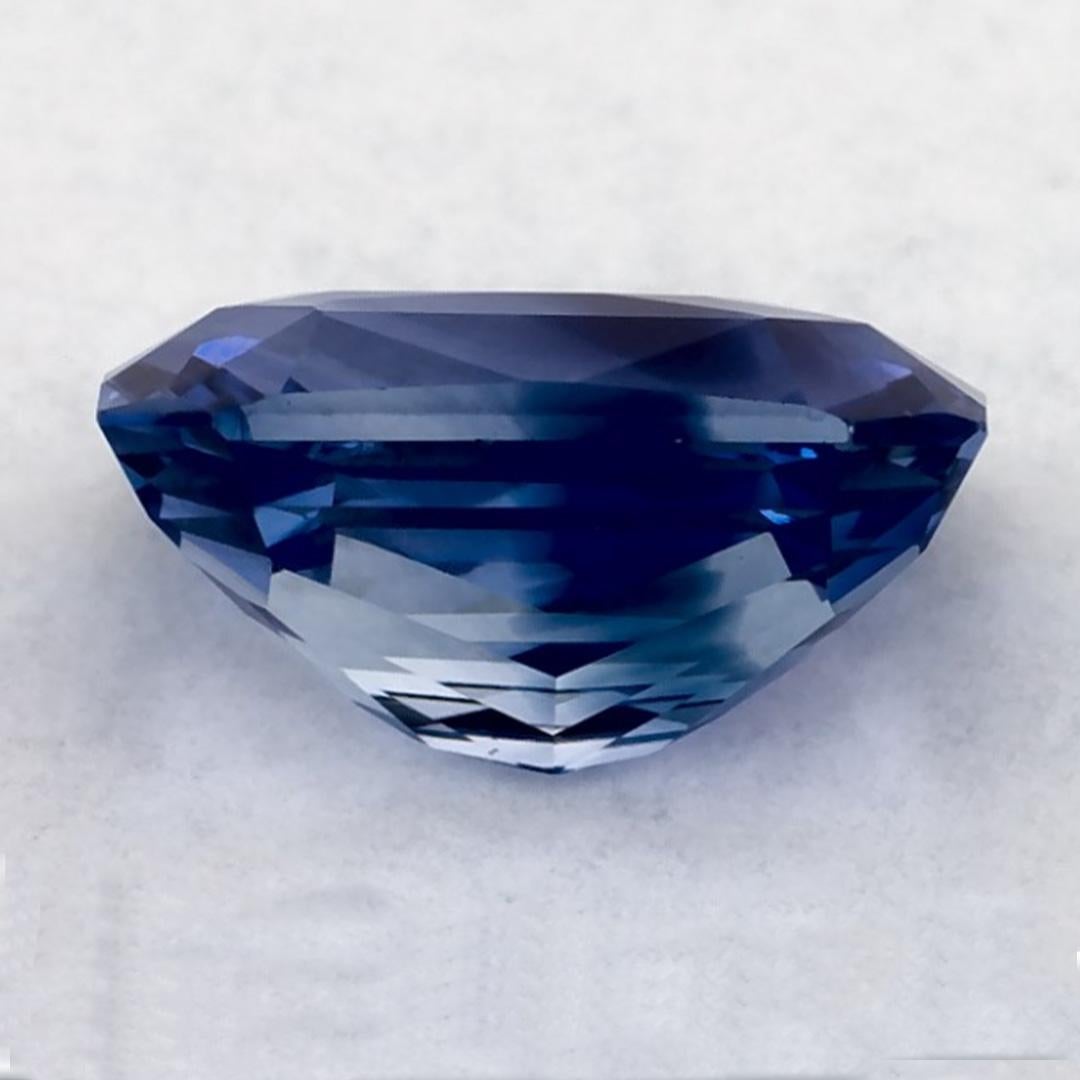 Pierre précieuse taille octogonale saphir bleu 1.51 carat Neuf - En vente à Fort Lee, NJ